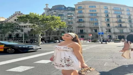 بفستان جريء.. أحدث ظهور لـ نسرين طافش والجمهور يعلق (صور)