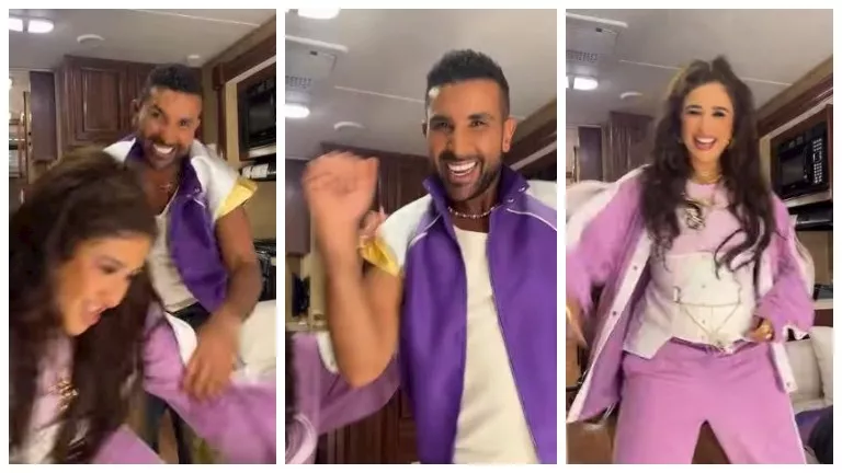 وصلة هزار بين ياسمين عبدالعزيز وأحمد سعد.. والجمهور: بتضرب بجد وصلة هزار بين ياسمين عبدالعزيز وأحمد سعد.. والجمهور: بتضرب بجد