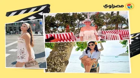 مي عمر على البحر ونسرين طافش بفستان قصير.. 10 لقطات لنجوم الفن خلال 24 ساعة