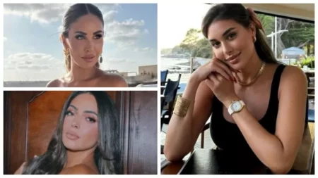 مي سليم تخطف الأنظار بالأحمر وهلا السعيد على البحر .. لقطات النجوم في 24 ساعة