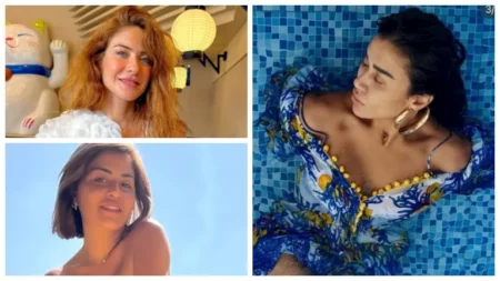 منة فضالي بشورت قصير ونوال الزغبي أنيقة.. 10 لقطات لنجوم الفن خلال 24 ساعة