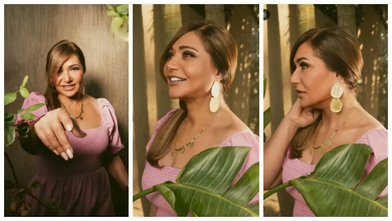 ليلى علوي تتألق بالوردي.. ما سر اللوك؟ ليلى علوي تتألق بالوردي.. ما سر اللوك؟