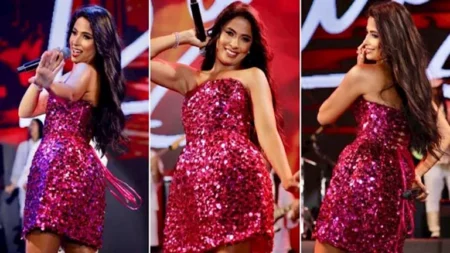 هيفاء وهبي جريئة وروبي جذابة.. 25 صورة لنجمات تألقن بفساتين "ميتاليك"