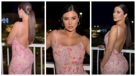 بصيحة الظهر المكشوف.. هدى الإتربي بفستان جريء وملفت بصيحة الظهر المكشوف.. هدى الإتربي بفستان جريء وملفت