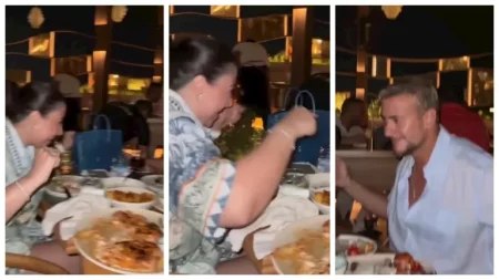 بوسي ترقص مع سعد لمجرد على أغنية "الشقاوة" (فيديو وصور)