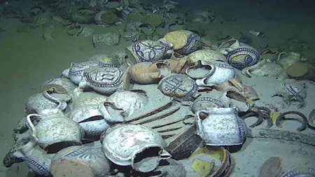 اكتشاف أعمق حطام سفينة تجارية من القرن الـ16 قبالة سواحل فرنسا "صور" اكتشاف أعمق حطام سفينة تجارية من القرن الـ16 قبالة سواحل فرنسا "صور"