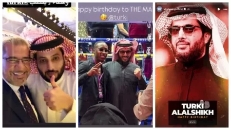 النجوم وأبطال الملاكمة يهنئون تركي آل الشيخ بعيد ميلاده النجوم وأبطال الملاكمة يهنئون تركي آل الشيخ بعيد ميلاده