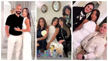 بالصور- هنا الزاهد تحتفل بخطوبة شقيقتها نور بالصور- هنا الزاهد تحتفل بخطوبة شقيقتها نور