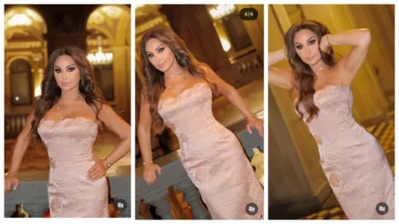 بالصور| إليسا بإطلالة ساحرة بحفل زفاف يومي بيوتي.. والجمهور: أحلى من العروس