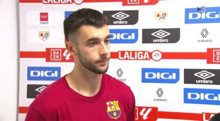 خوان جارسيا: سعيد بمستواي أمام رايو فاليكانو.. ومتحمس لمساعدة برشلونة خوان جارسيا: سعيد بمستواي أمام رايو فاليكانو.. ومتحمس لمساعدة برشلونة