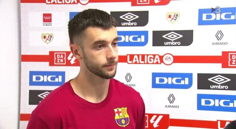 خوان جارسيا: سعيد بمستواي أمام رايو فاليكانو.. ومتحمس لمساعدة برشلونة