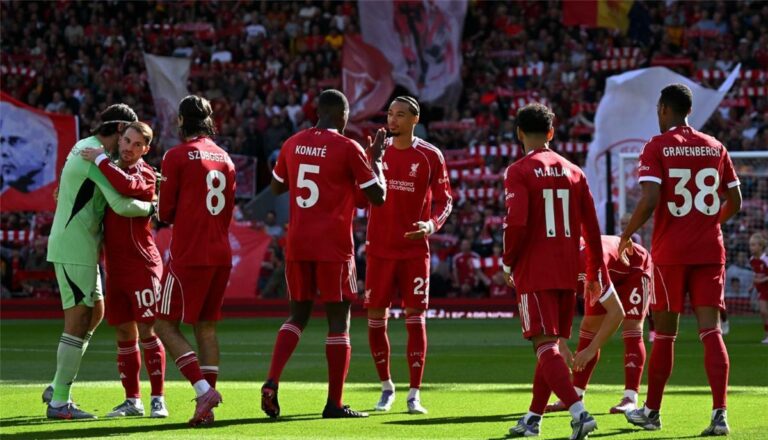 فيديو | صفقة ليفربول القياسية تظهر في التدريبات لأول مرة استعدادًا لـ بيرنلي