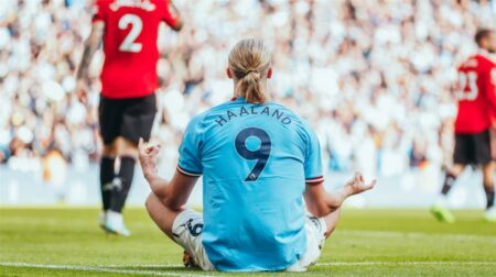 تشكيل مانشستر سيتي أمام مانشستر يونايتد في الدوري الإنجليزي.. هالاند يقود الهجوم تشكيل مانشستر سيتي أمام مانشستر يونايتد في الدوري الإنجليزي.. هالاند يقود الهجوم