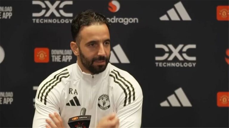 أموريم يعلن عودة ثنائي مانشستر يونايتد أمام تشيلسي.. ويعلق على مواجهة جارناتشو أموريم يعلن عودة ثنائي مانشستر يونايتد أمام تشيلسي.. ويعلق على مواجهة جارناتشو