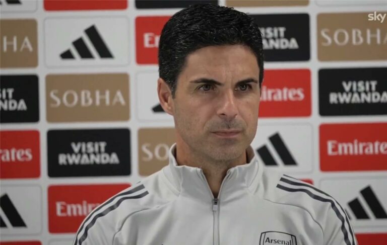 أرتيتا يكشف موقف سداسي آرسنال قبل مواجهة مانشستر سيتي في الدوري الإنجليزي