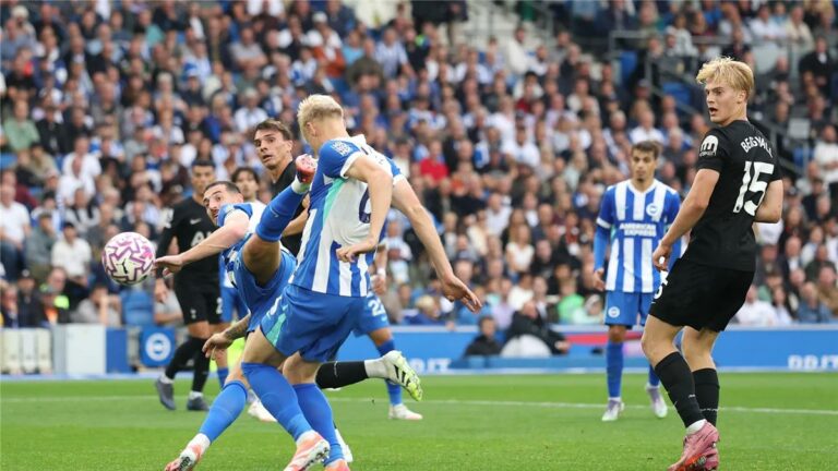 فيديو | توتنهام يستفيد من النيران الصديقة ويقتنص نقطة صعبة أمام برايتون في الدوري الإنجليزي فيديو | توتنهام يستفيد من النيران الصديقة ويقتنص نقطة صعبة أمام برايتون في الدوري الإنجليزي