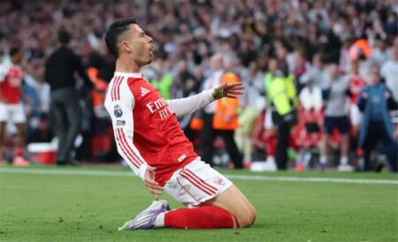 توقيت قاتل.. مارتينيلي يسجل هدف تعادل آرسنال أمام مانشستر سيتي