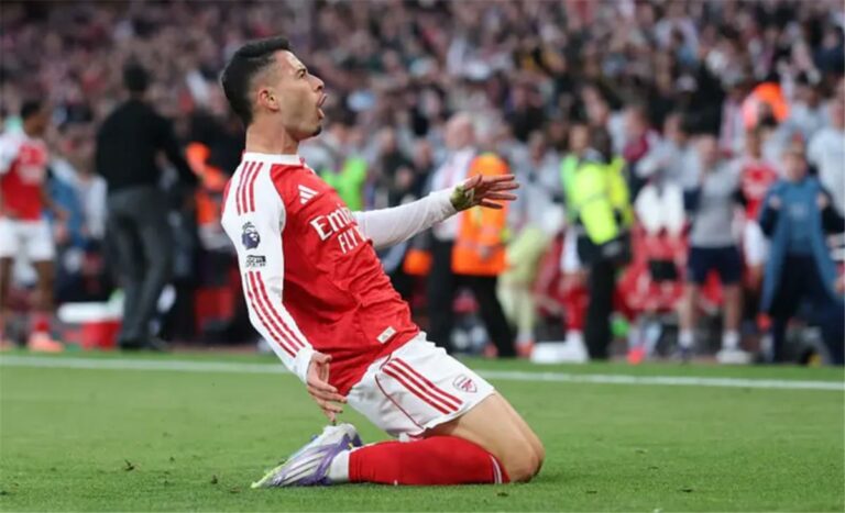 توقيت قاتل.. مارتينيلي يسجل هدف تعادل آرسنال أمام مانشستر سيتي