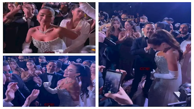 "قُبلة ورقصة".. داليدا خليل تحتفل بزفافها على أغنية "اسمع قلبي" "قُبلة ورقصة".. داليدا خليل تحتفل بزفافها على أغنية "اسمع قلبي"