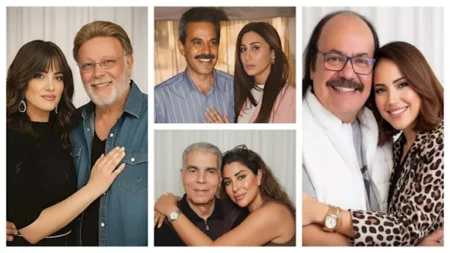 "أحلامهم تحققت".. الذكاء الاصطناعي يجمع نجوم الفن مع آبائهم