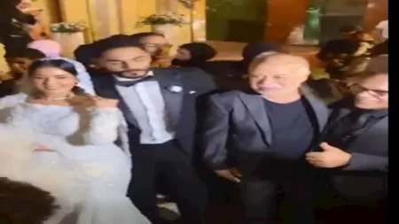 بحضور نجوم الفن.. 20 صورة من حفل زفاف نجل الشحات مبروك