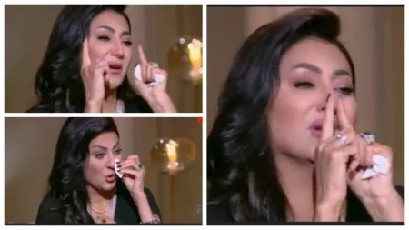 بالصور.. انهيار وفاء عامر من البكاء على الهواء بعد اتهامها في تجارة الأعضاء