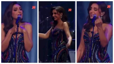 أول حفل غنائي لـ أنغام بعد شفائها من الوعكة الصحية.. (صور وفيديو)