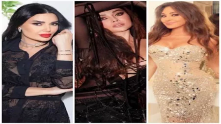 بينهن هيفاء وهبي.. 6 نجمات ظهرن بفساتين جريئة دون بطانة