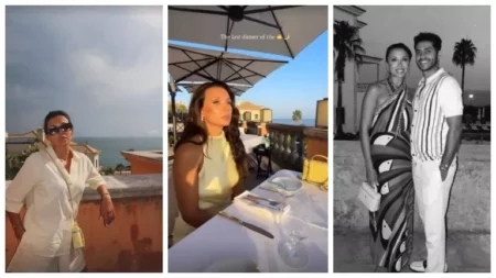 بالصور.. آخر أيام شهر العسل لـ إميلي شاه ومينا مسعود من البرتغال