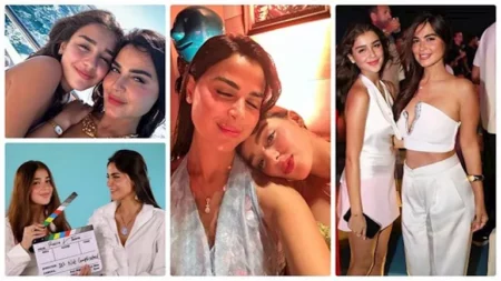 20 صورة تكشف الشبه بين رانيا منصور وابنتها توانا