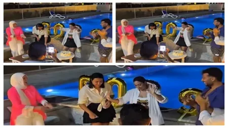 بوسي ترقص شعبي وسط أصدقائها احتفالًا بعيد ميلادها.. فيديو وصور