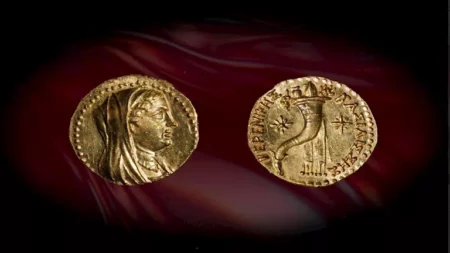 اكتشاف عملة ذهبية نادرة لملكة مصرية في القدس "صور"