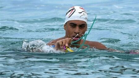 8 ميداليات حصيلة مصر في الفترة الصباحية من ثاني أيام بطولة العالم للسباحة بالزعانف