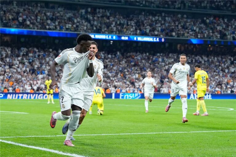 فيديو | فينيسيوس جونيور يقود ريال مدريد لصدارة مؤقتة بثلاثية أمام فياريال في الدوري الإسباني