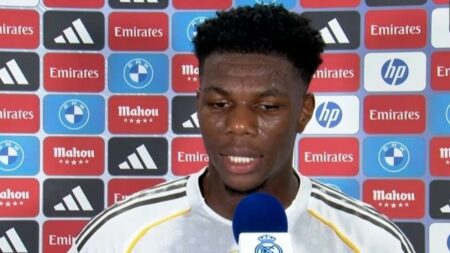 تشواميني يكشف ما طلبه ألونسو من لاعبي ريال مدريد قبل مواجهة فياريال