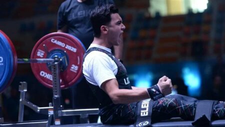 استئناف منافسات الناشئين والناشئات ببطولة العالم لرفع الأثقال البارالمبي بالعاصمة الإدارية