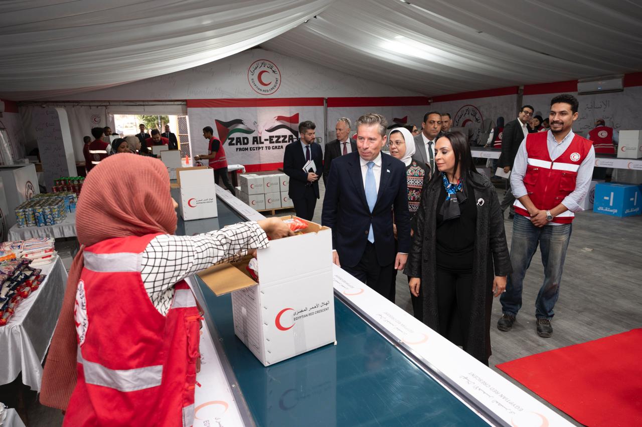 وزيرة التضامن تستقبل وكيل الأمين العام للأمم المتحدة للشئون الإنسانية