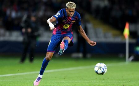 موقف لامين يامال من مباراة برشلونة وجيرونا