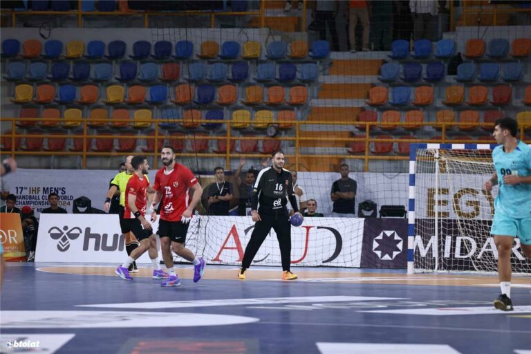 الأهلي يهزم البوليس الرواندي ويتأهل لربع نهائي بطولة إفريقيا لكرة اليد