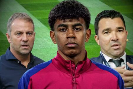 حقيقة أزمة لامين يامال مع هانز فليك وديكو قبل مباراة برشلونة وباريس سان جيرمان