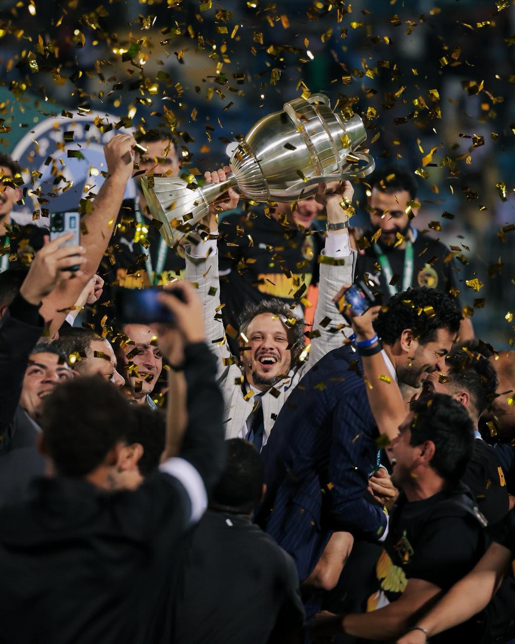 فرحة قارية جديدة.. احتفالات بيراميدز بلقب السوبر الأفريقي