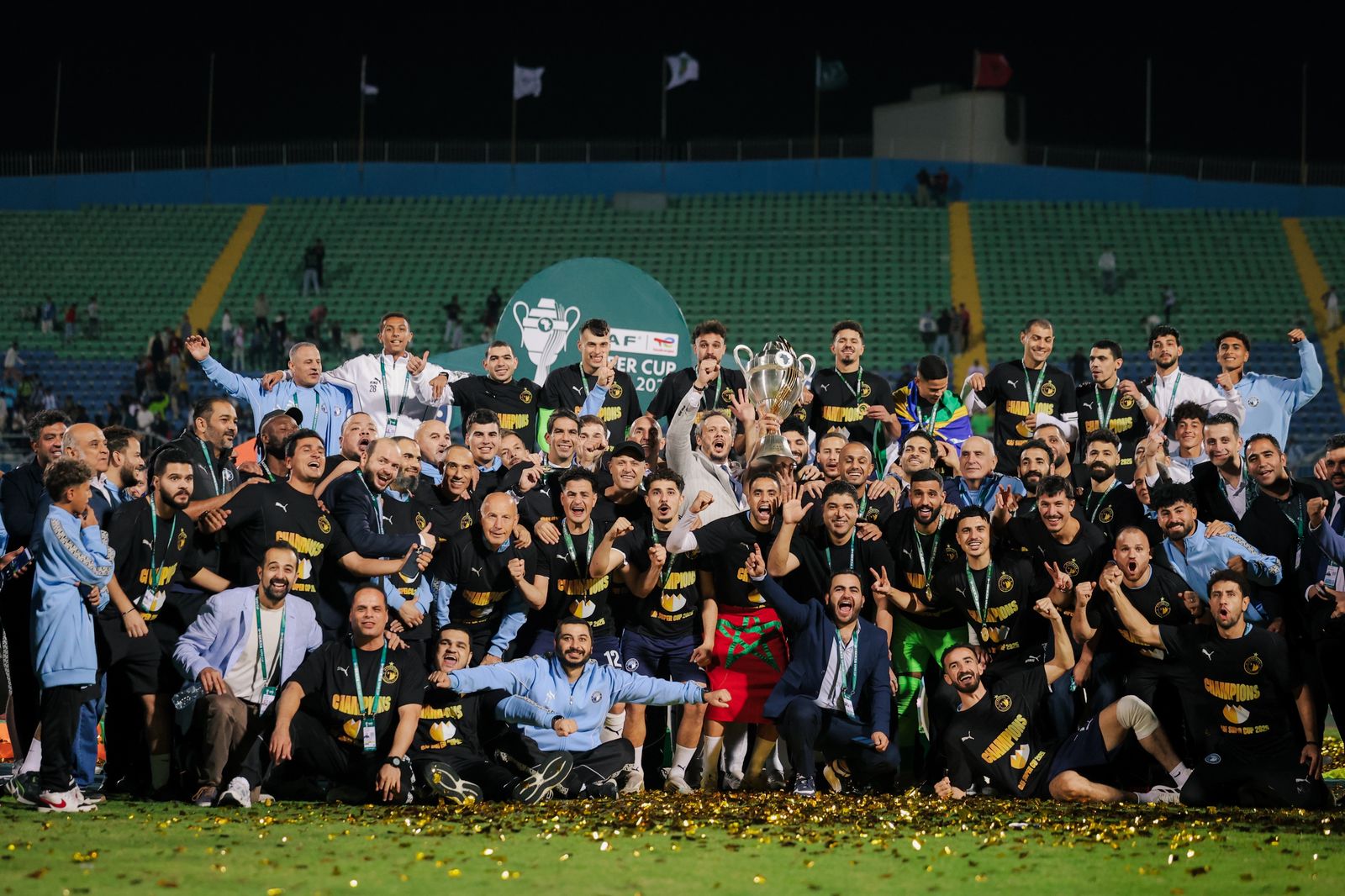 فرحة قارية جديدة.. احتفالات بيراميدز بلقب السوبر الأفريقي