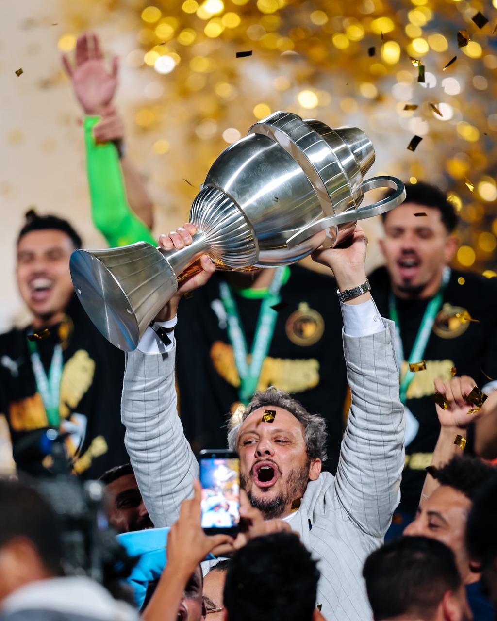 فرحة قارية جديدة.. احتفالات بيراميدز بلقب السوبر الأفريقي