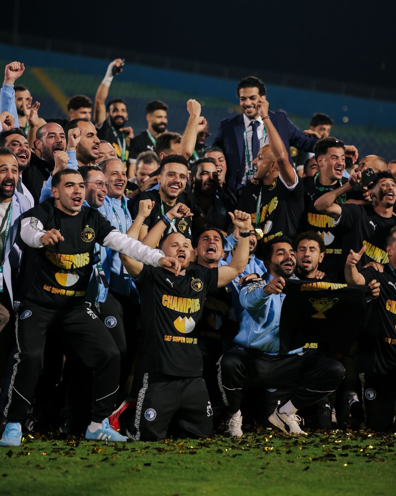 فرحة قارية جديدة.. احتفالات بيراميدز بلقب السوبر الأفريقي