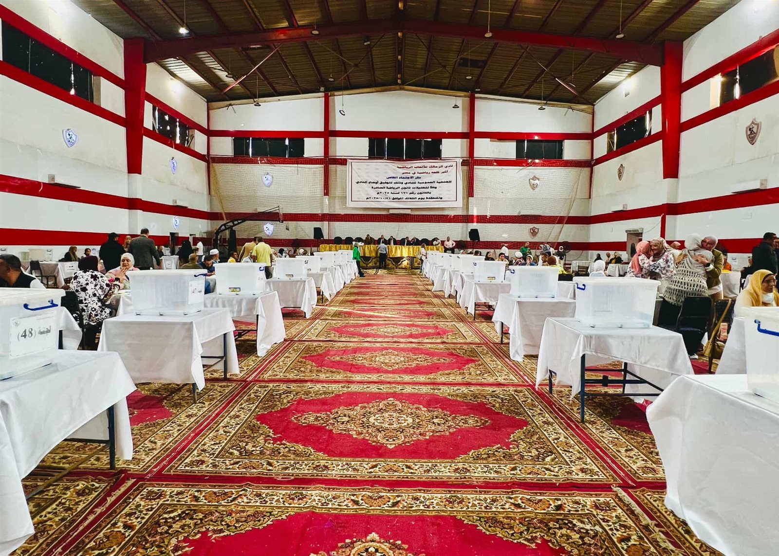 بالصور.. بدء التسجيل في الجمعية العمومية لنادي الزمالك