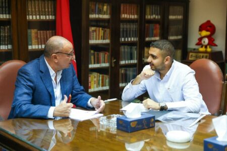 إبراهيم العامري: فخور بالترشح مع الخطيب.. وأسعى لاستكمال مسيرة والدي في الأهلي