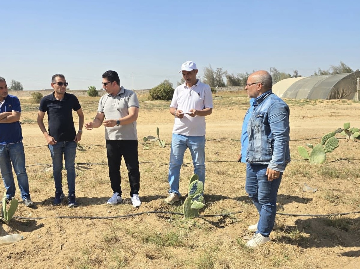 مدير معهد بحوث إدارة المياه يتفقد المحطة البحثية بوادي النطرون