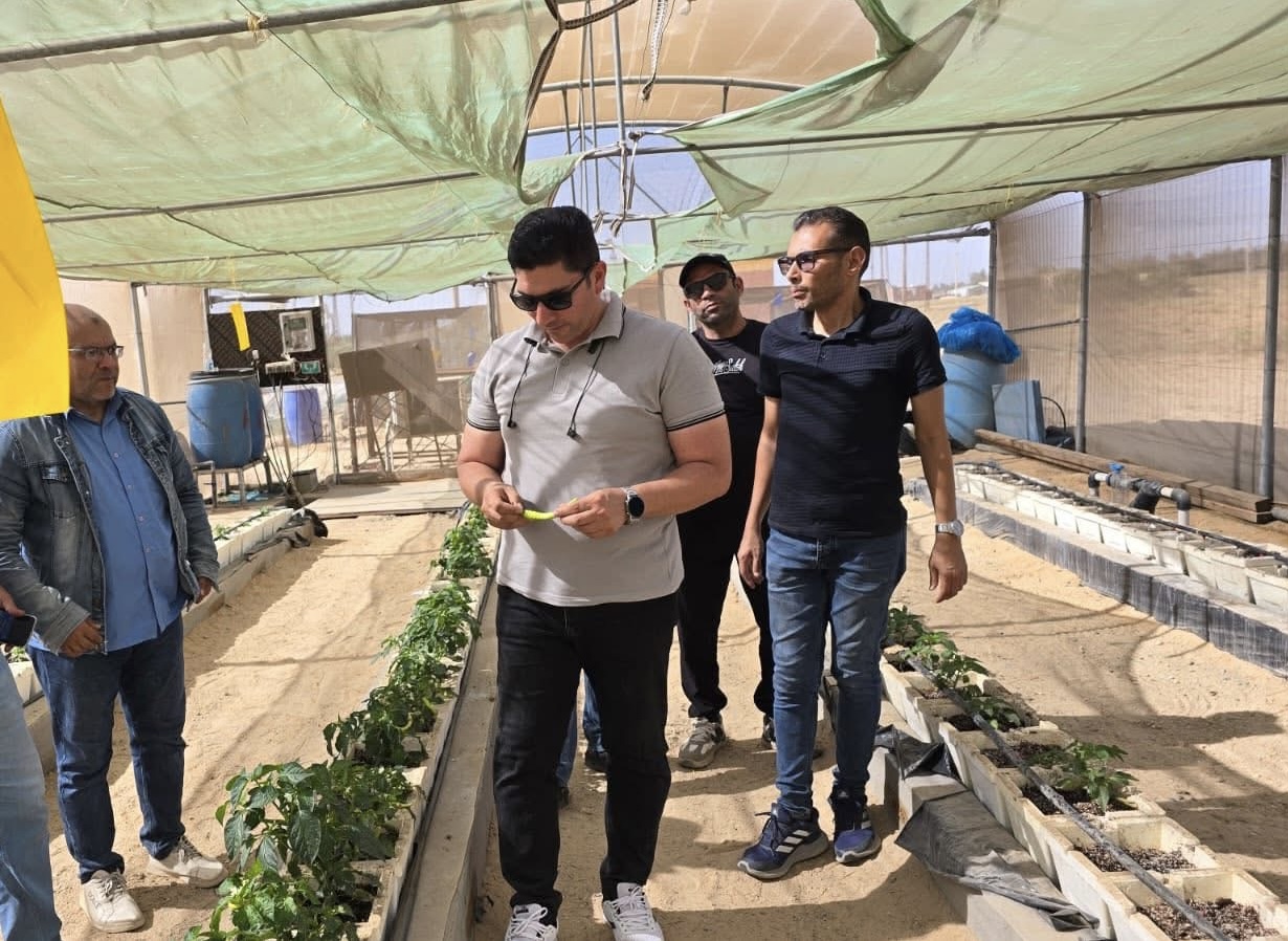 مدير معهد بحوث إدارة المياه يتفقد المحطة البحثية بوادي النطرون