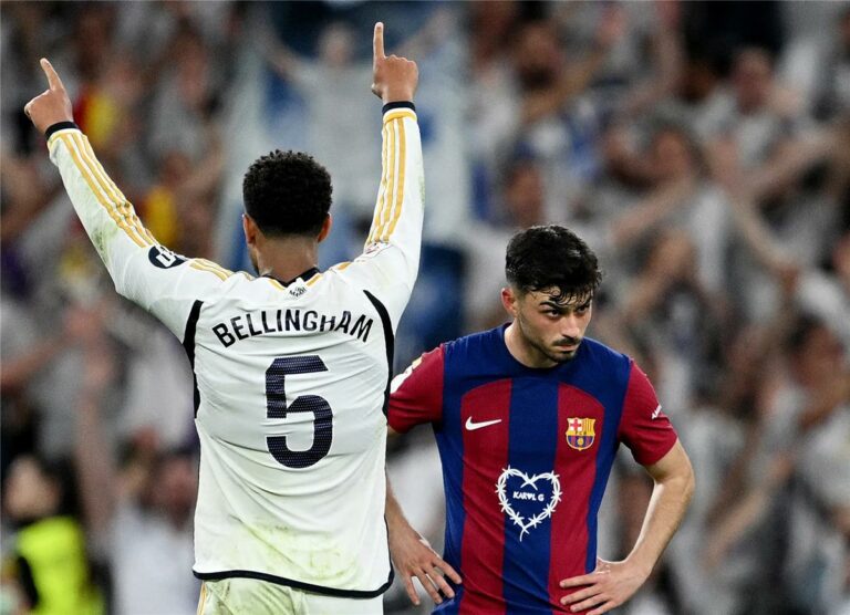 بيلينجهام يكشف مفاتيح الفوز في الكلاسيكو ويحذر برشلونة: أنا في أفضل حالاتي بيلينجهام يكشف مفاتيح الفوز في الكلاسيكو ويحذر برشلونة: أنا في أفضل حالاتي