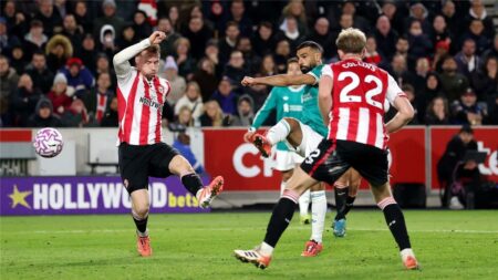 ترتيب هدافي الدوري الإنجليزي بعد هدف محمد صلاح أمام برينتفورد ترتيب هدافي الدوري الإنجليزي بعد هدف محمد صلاح أمام برينتفورد